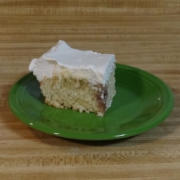 Whipped Cream Topped Poke Cake